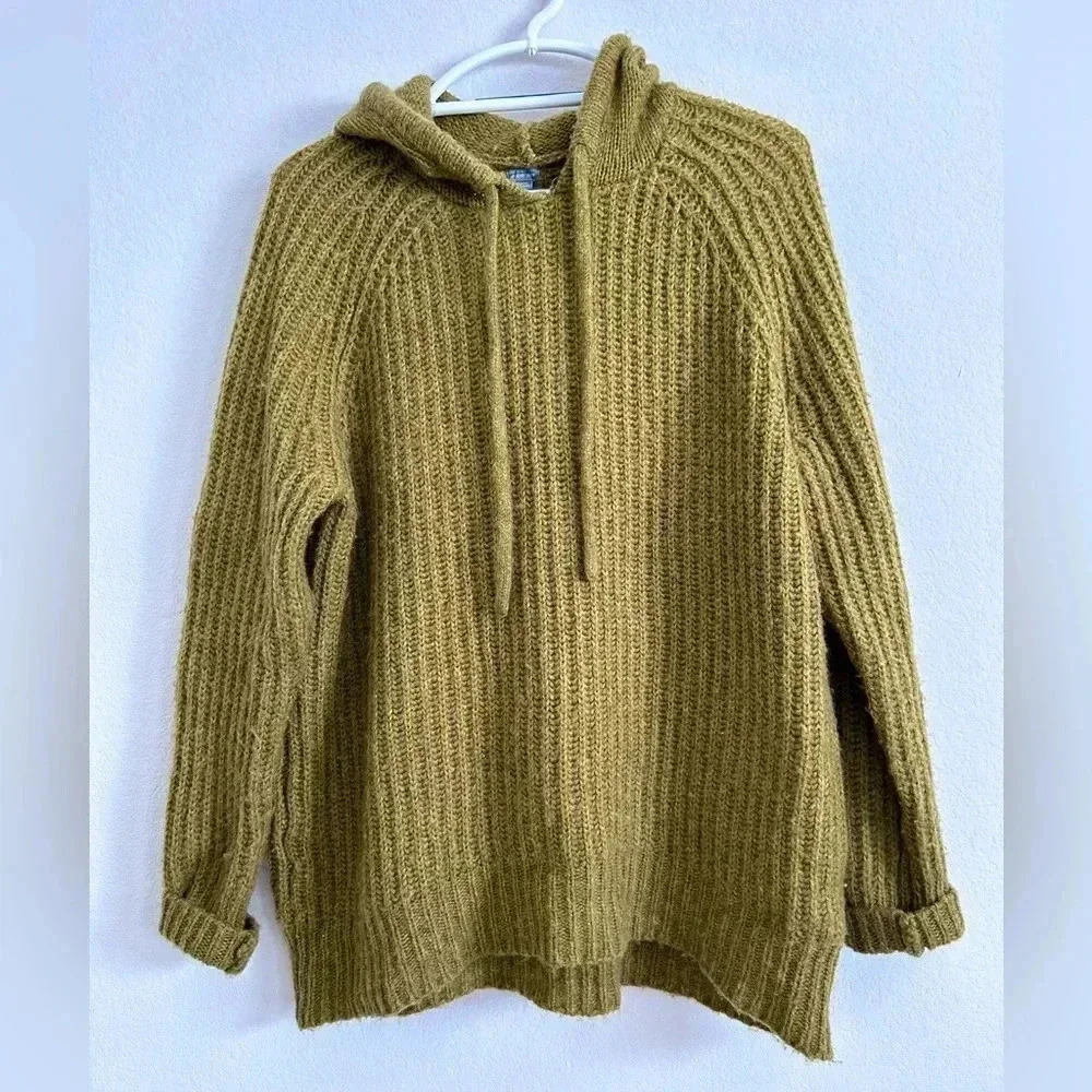 Aerie Knit Pullover with hood XS